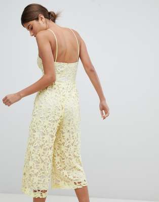missguided yellow jumpsuit