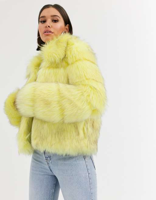 Missguided fur coat sale