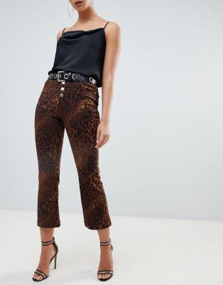 missguided flared jeans