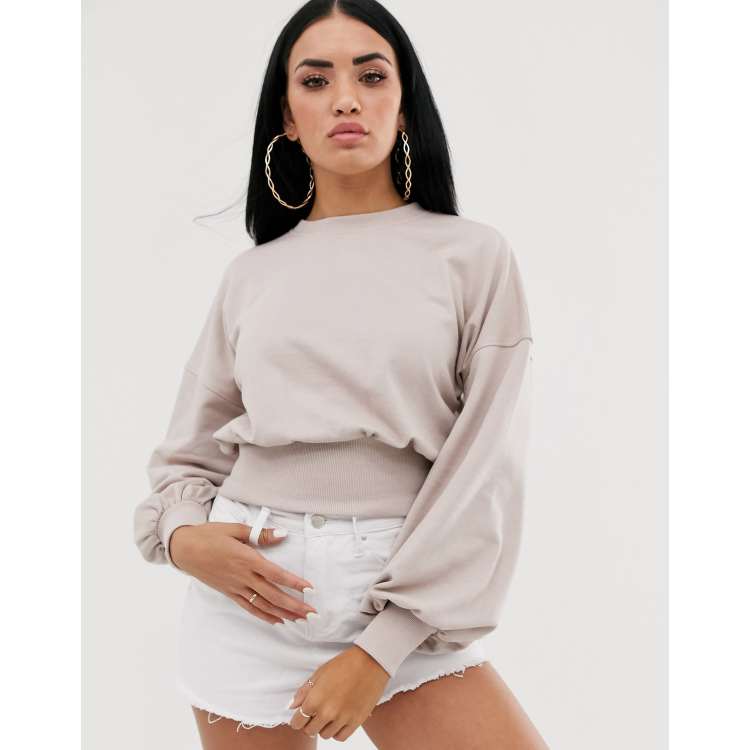 Extreme discount cropped sweatshirt