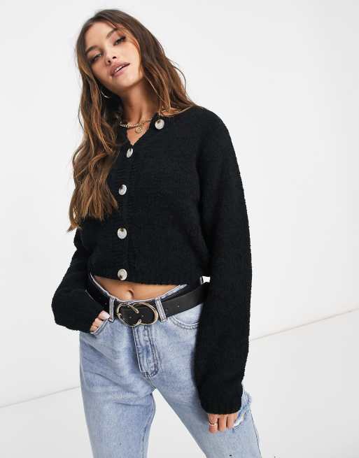 Missguided - Cropped vest in zwart