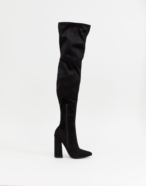 Missguided Cuissardes talons vas s Noir