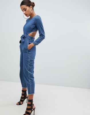 missguided cut out jumpsuit