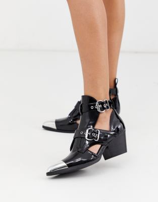 missguided western ankle boot