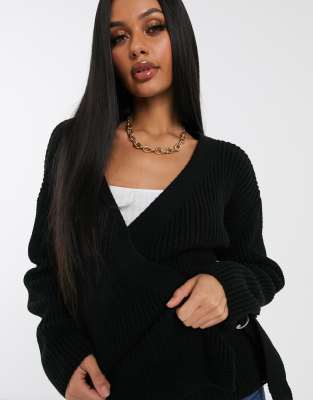 black belted cardigan