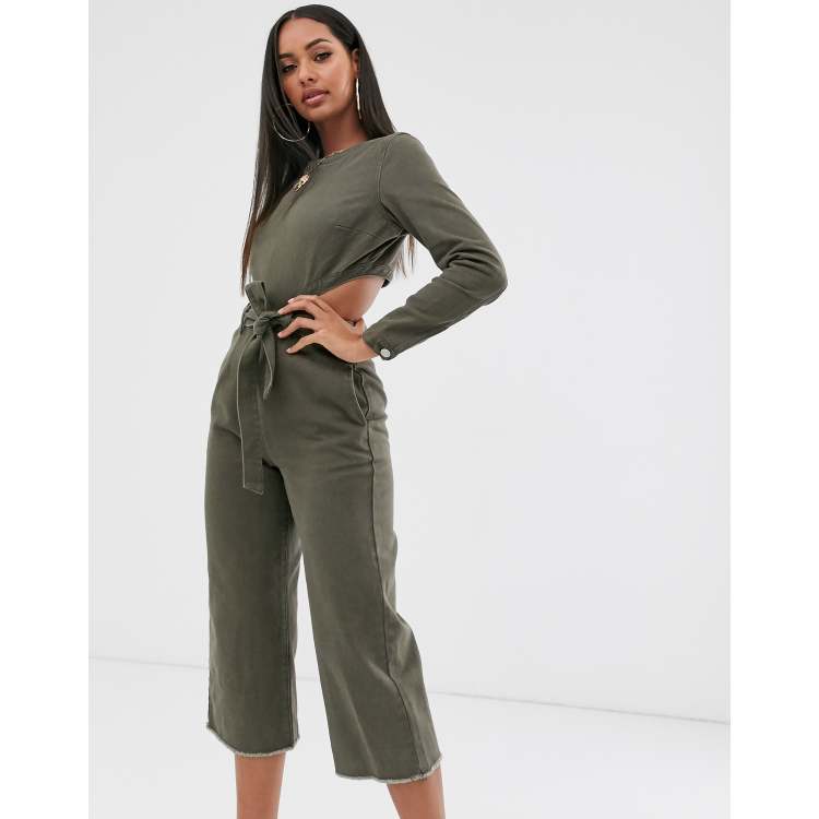 Missguided cut out store jumpsuit