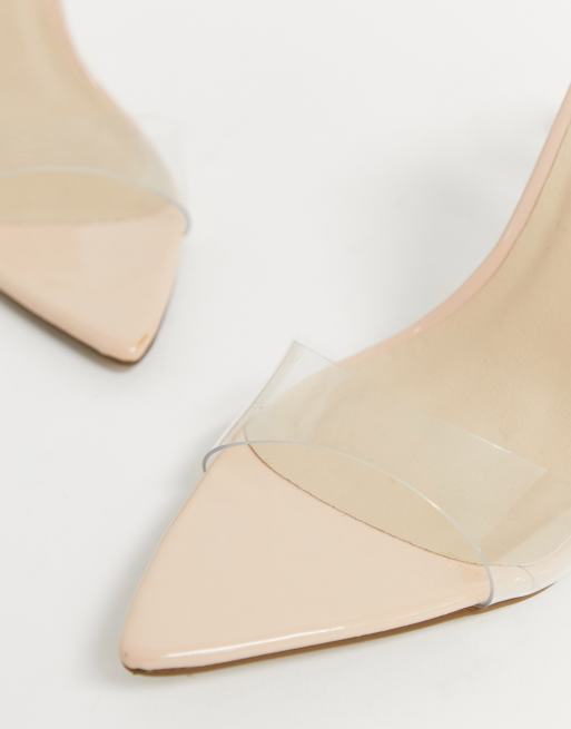 Missguided diamante online heels