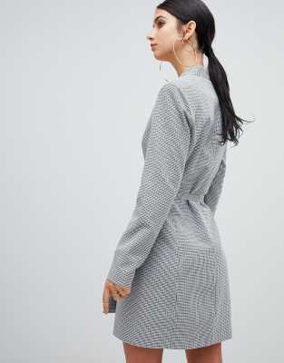 missguided double breasted blazer dress