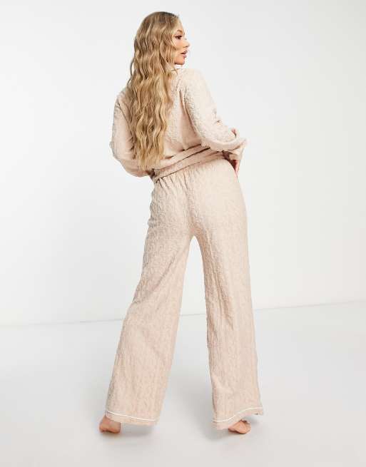 Terry cloth pajama outlet set