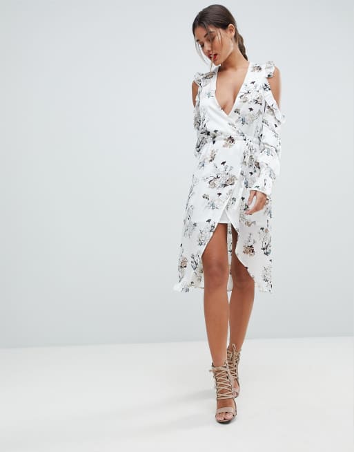 Missguided cold 2024 shoulder dress