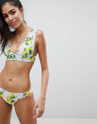 asos polka dot bikini