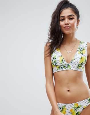 lemon bikini top