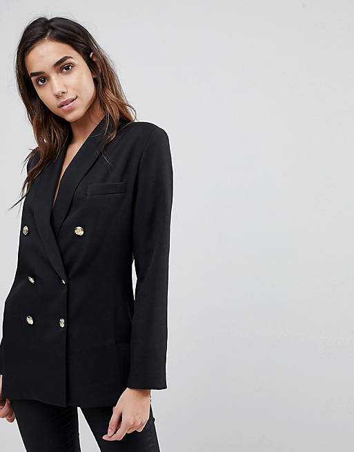Missguided exclusive longline tailored blazer