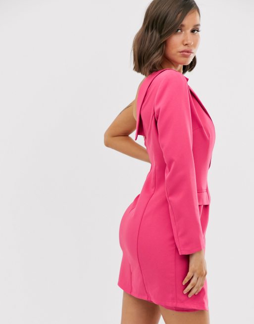 Asos pink hotsell blazer dress