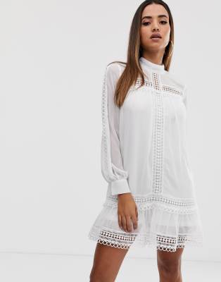 banana republic pleated fit and flare dress