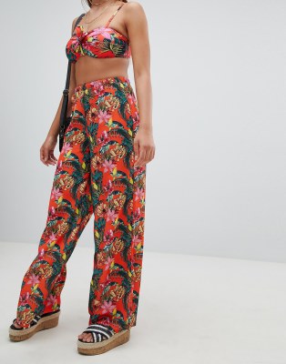 high waisted beach trousers