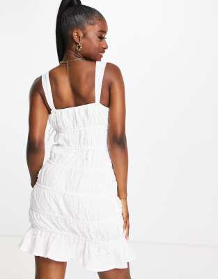 missguided white mini dress