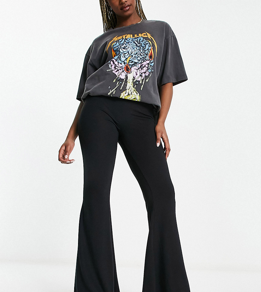 Missguided Flare Pants In Black