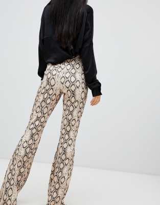 missguided snake pants