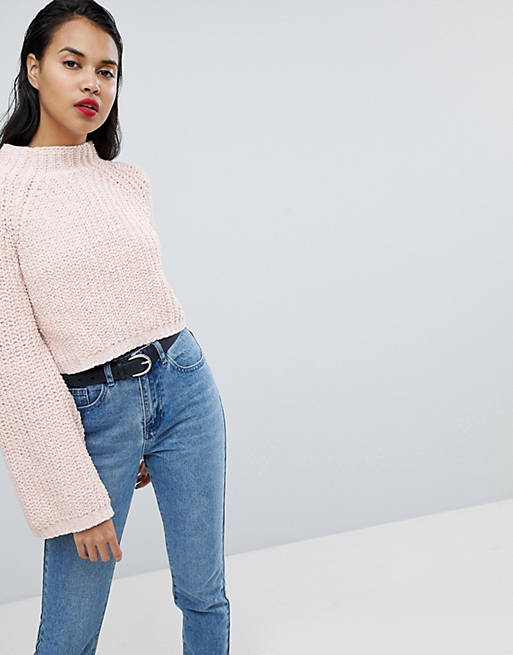 Missguided Flare Sleeve Knitted Jumper | ASOS