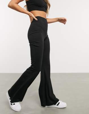 asos black flare pants