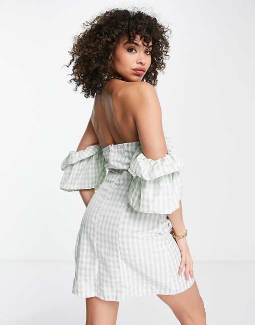 Missguided hotsell gingham dress