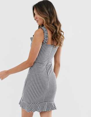 mini gingham dress