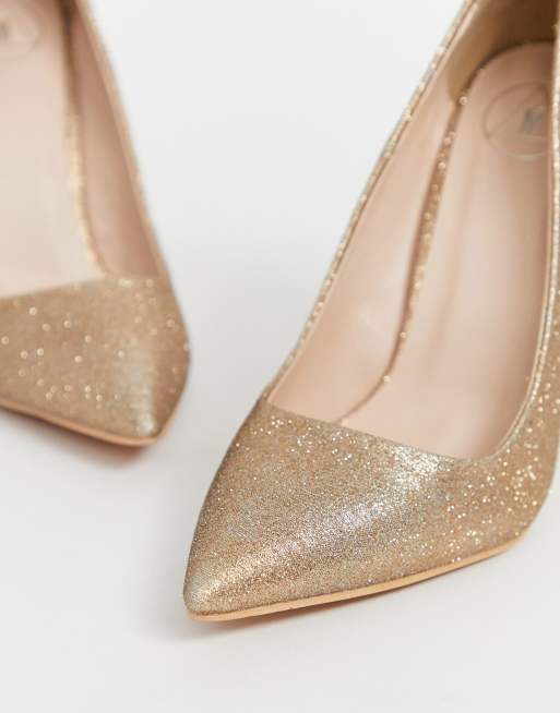 Missguided best sale gold shoes