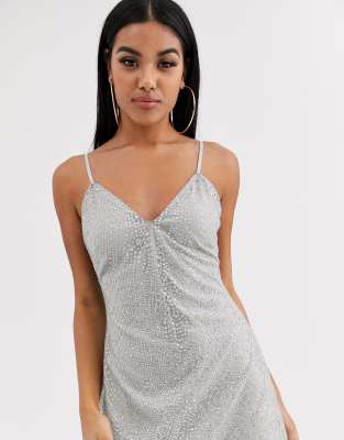 missguided glitter dress