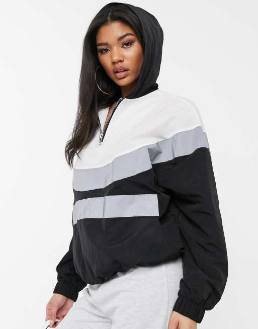 Fitted half cheap zip pullover jacket