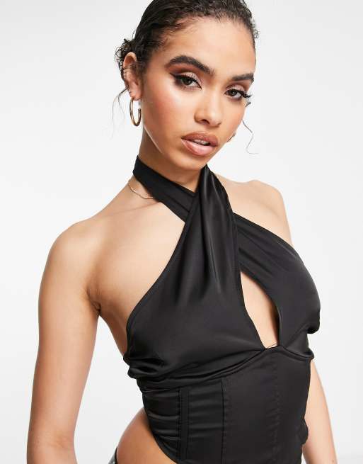 Missguided store satin top