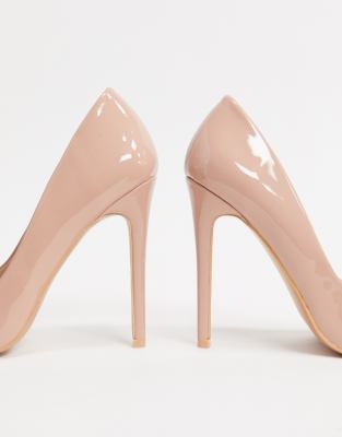 peach high heels