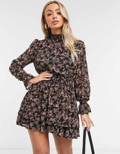 Missguided high 2025 neck dress