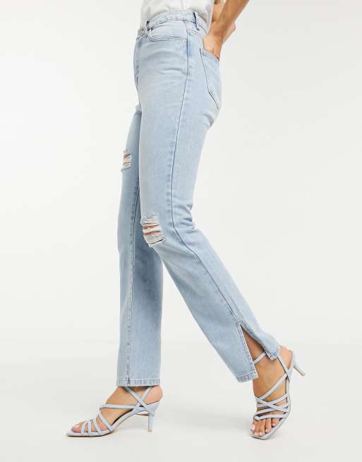 Slits in hot sale jeans