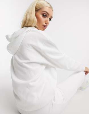 missguided white hoodie