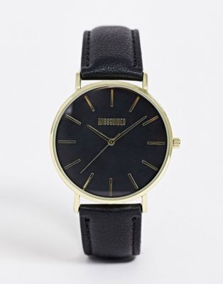 Missguided - Horloge in zwart MG017BG