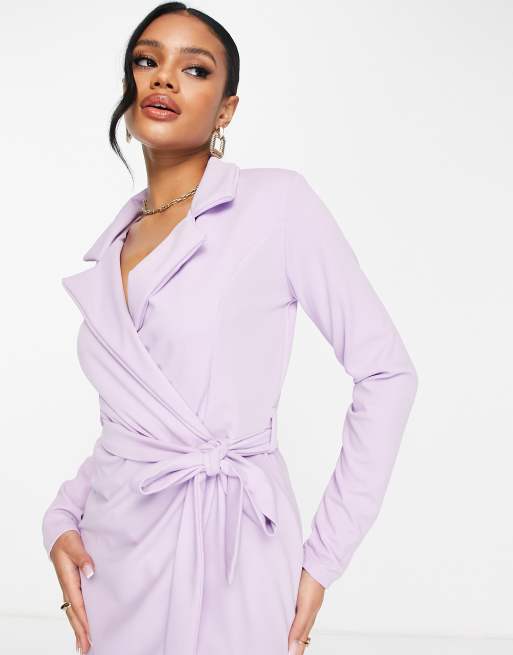 Lilac dress shop and jacket