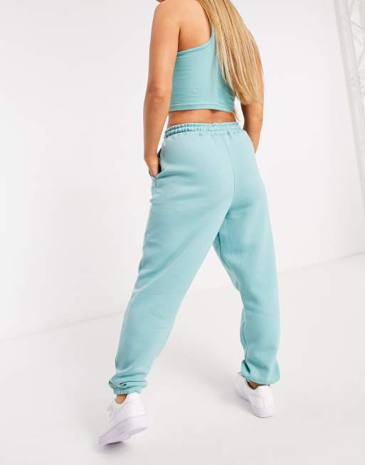 Missguided Jogger oversize d ensemble Bleu sarcelle ASOS