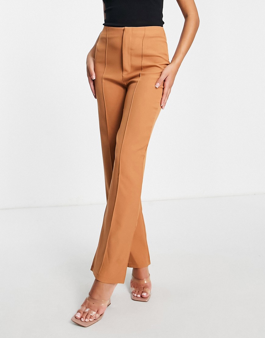 missguided - kamelbrune lige bukser-neutral