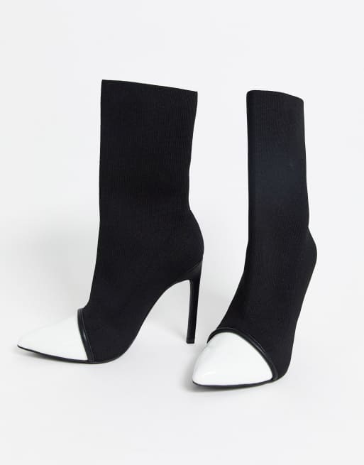 missguided black sock boots