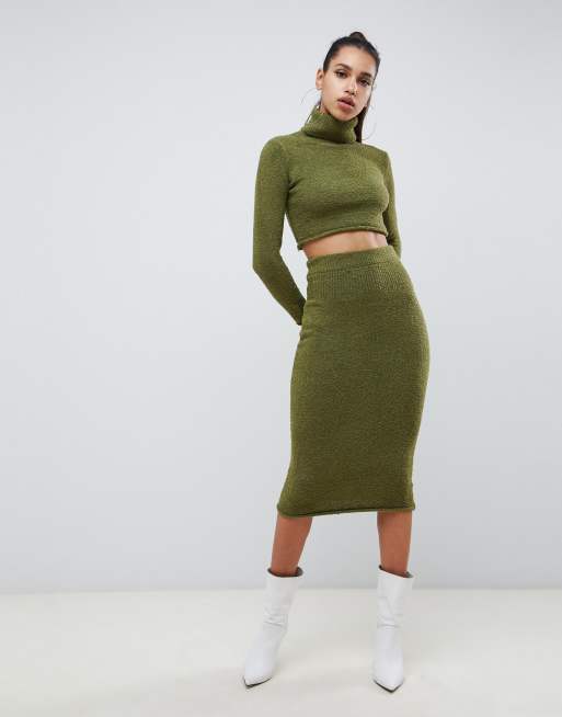 Khaki 2025 skirt missguided