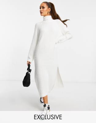 asos white knit dress