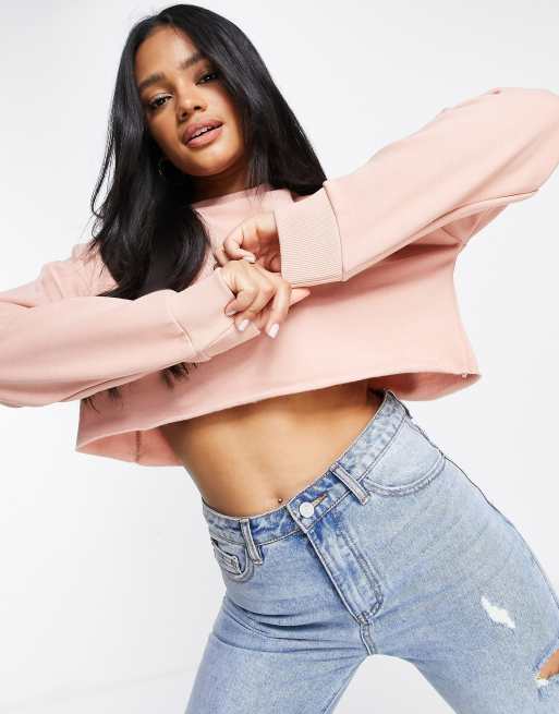 Missguided – Krótki top w kolorze różowym – część zestawu