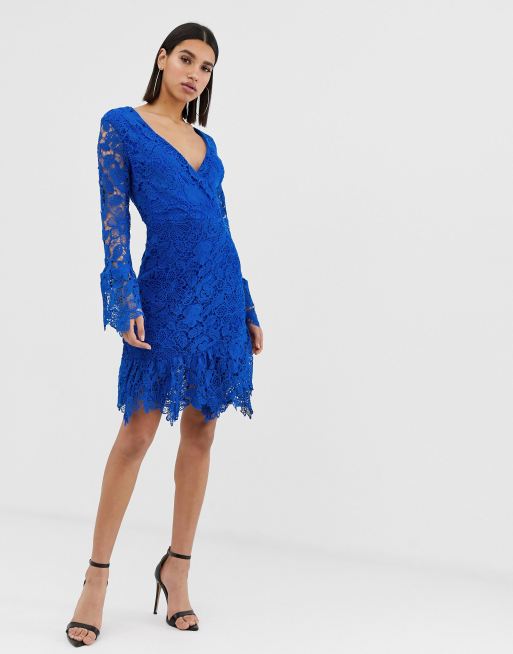 Cobalt Lace Dress