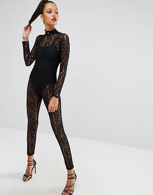 Missguided Lace Unitard