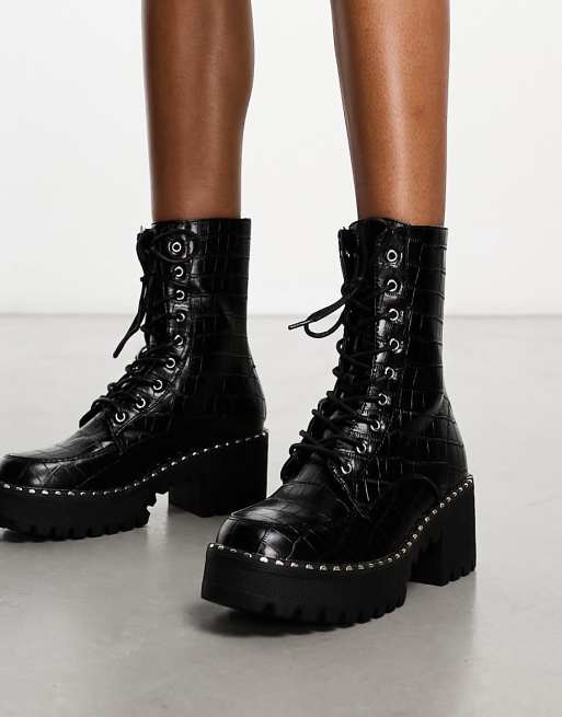 Missguided store croc boots