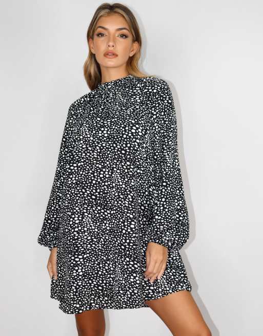 Asos dalmatian outlet dress