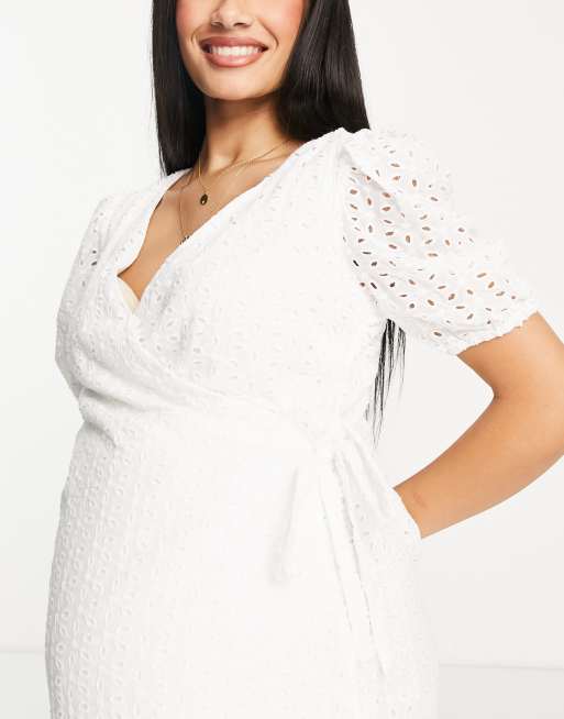 Missguided broderie dress best sale