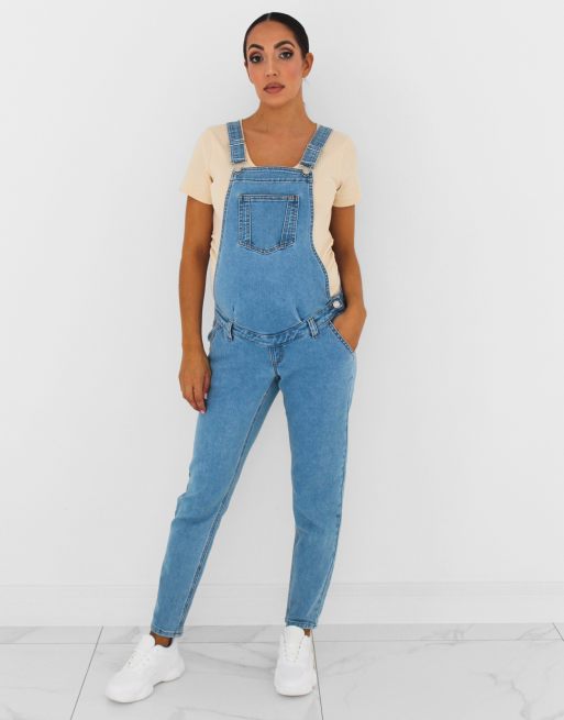 Missguided denim deals dungarees