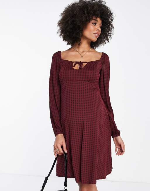 Jersey fit clearance and flare dress